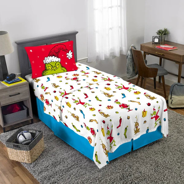 Grinch Holiday 5-piece Twin Bedding Set