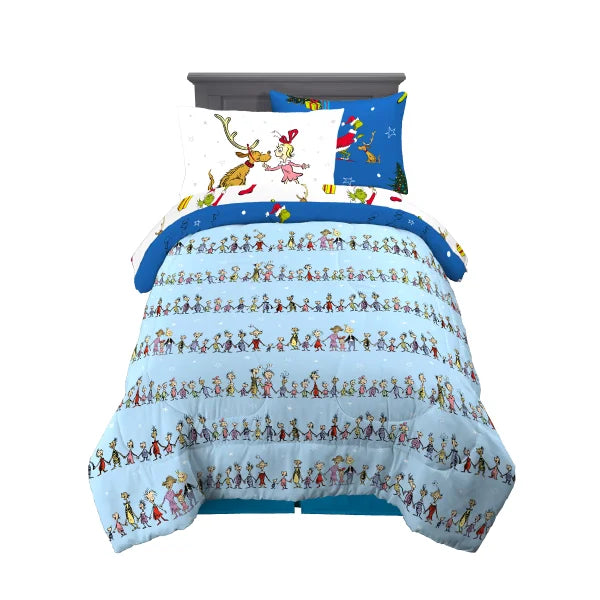 Grinch Holiday 5-piece Twin Bedding Set