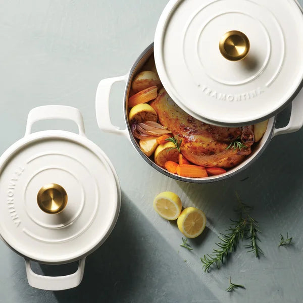 Tramontina Cast Iron Covered Casserole Set, Set of 2