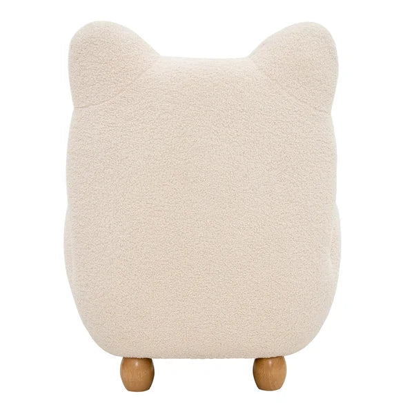 Chloe Juvenile Fabric Armchair, Cream