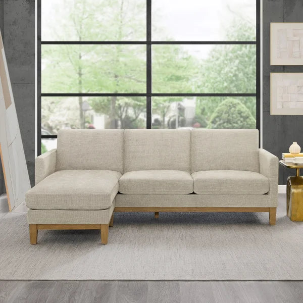 Henredon Murphy 2-piece Fabric Sofa with Reversible Chaise