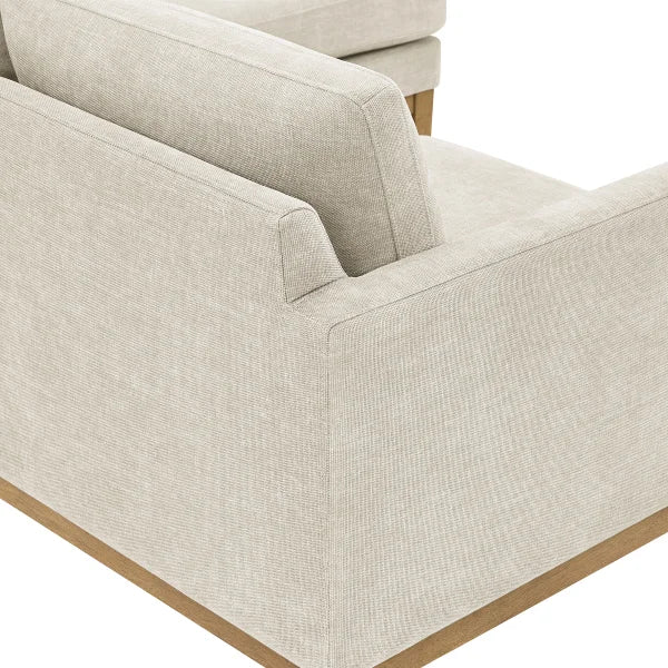 Henredon Murphy 2-piece Fabric Sofa with Reversible Chaise