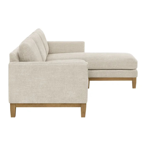 Henredon Murphy 2-piece Fabric Sofa with Reversible Chaise