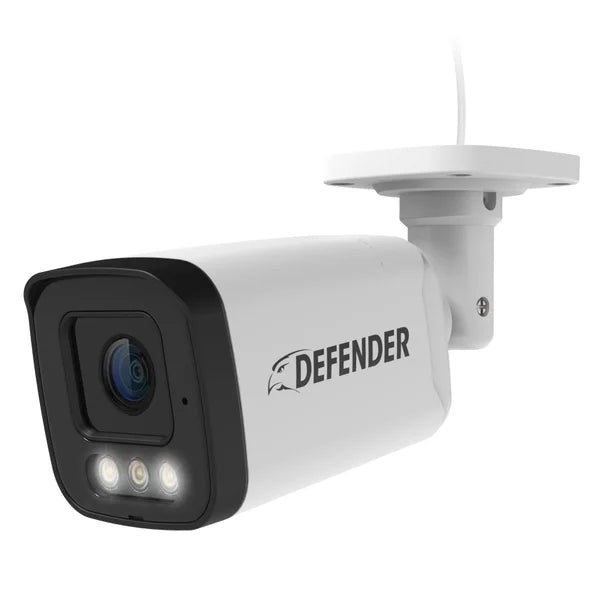 Defender AI POWERED Sentinel 4K Ultra HD Wired 8 Channel PoE NVR Security System with 6 Metal Cameras with 1 TB HDD