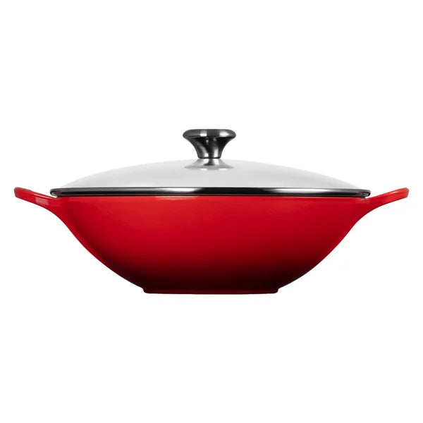 Le Creuset Signature Wok with Glass Lid, 4.8 L