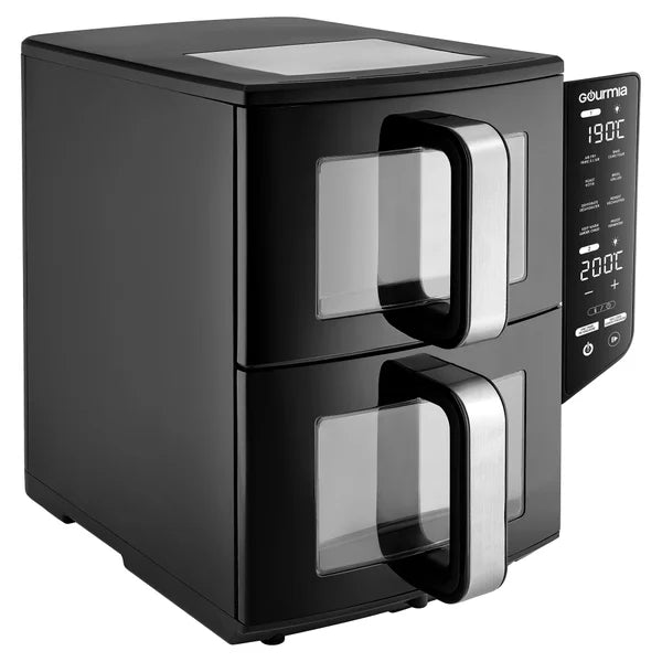 Gourmia 4 Dish Dual Basket Air Fryer with Sync Finish & Sync Cook, 10.4 L (11 qt.)