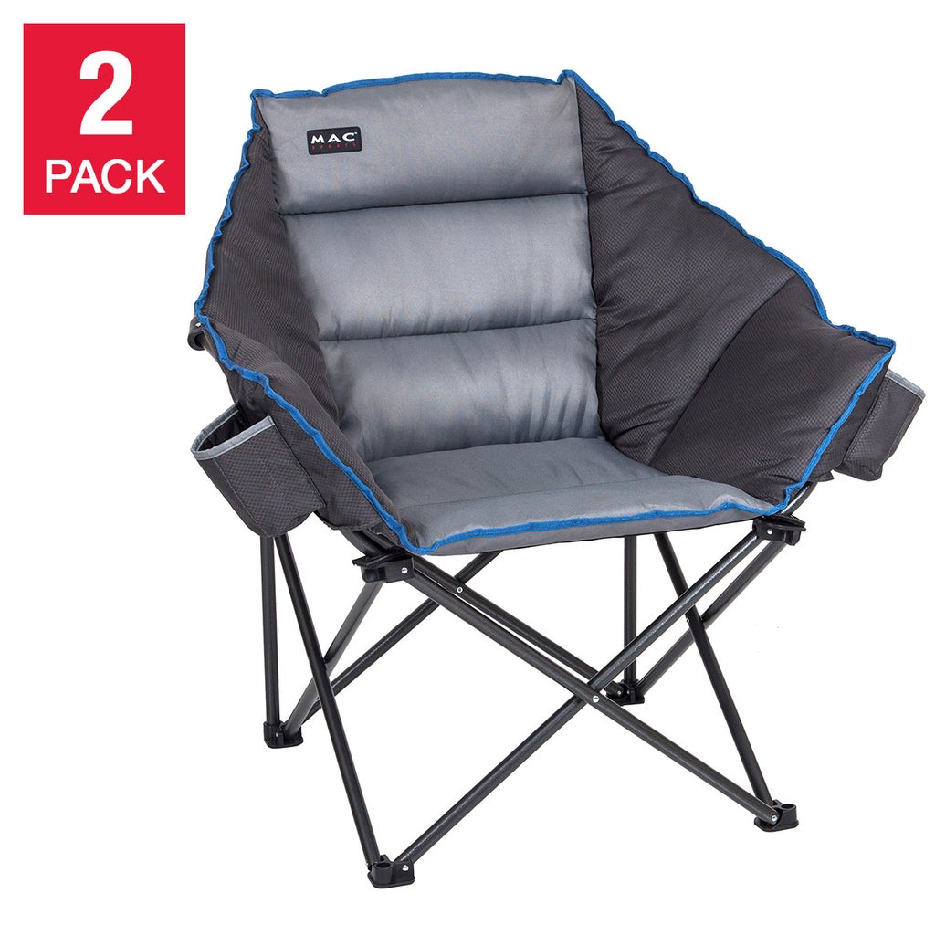 Mac Sports Padded Club Chair, 2-pack