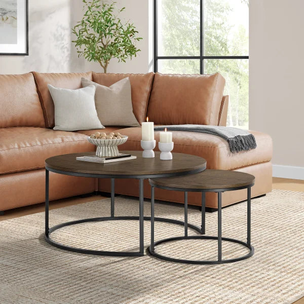 Bayside Furnishings 2-piece Nesting Table Set