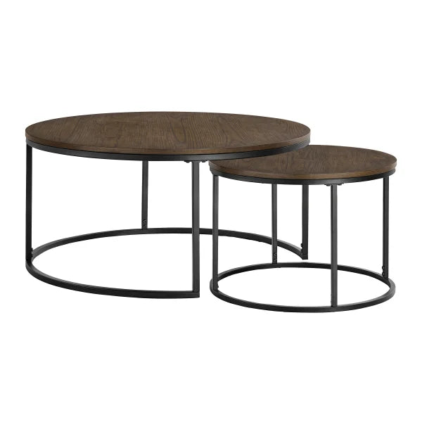 Bayside Furnishings 2-piece Nesting Table Set