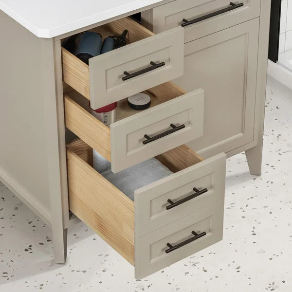 OVE Decors Renfrew Vanity with Quartz Top in Greige