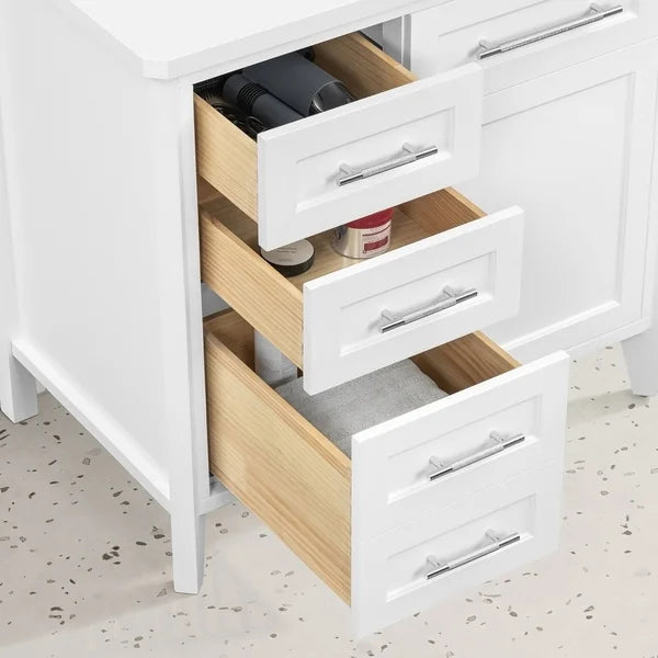 OVE Decors Renfrew Vanity with Quartz Top in White