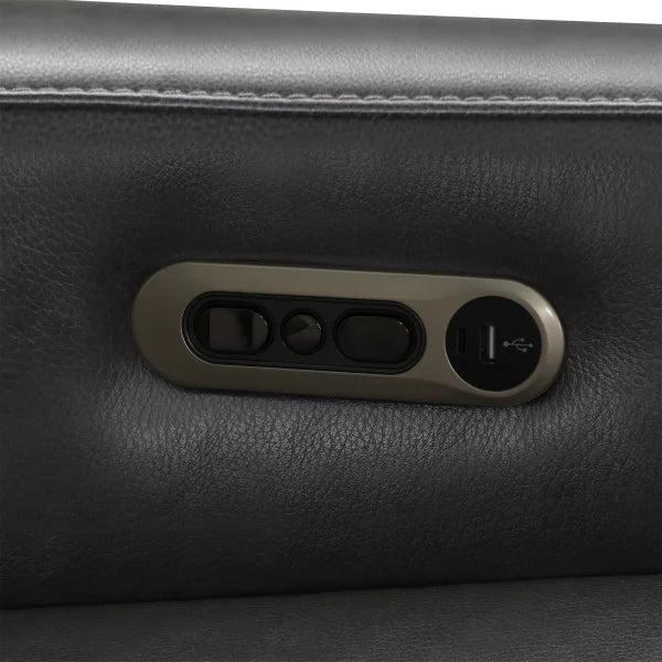 Simon Li – Wren Top-grain Leather Zero Gravity Power Recliner with Power Headrest