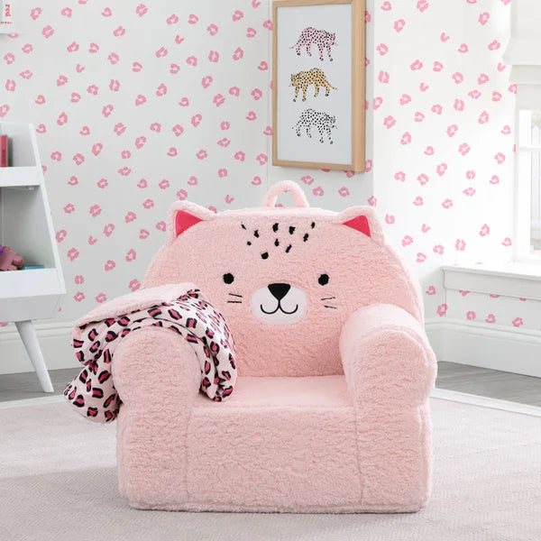 Delta Children Cozee Kid’s Animal Chair with Plush Blanket