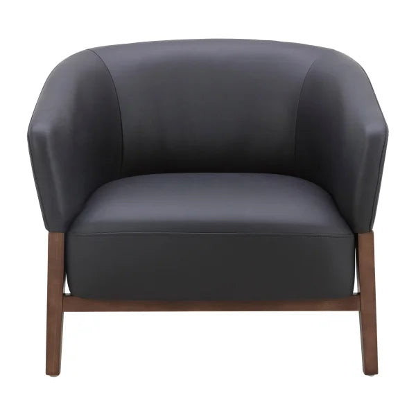Aiden & Ivy Top-grain Leather Armchair