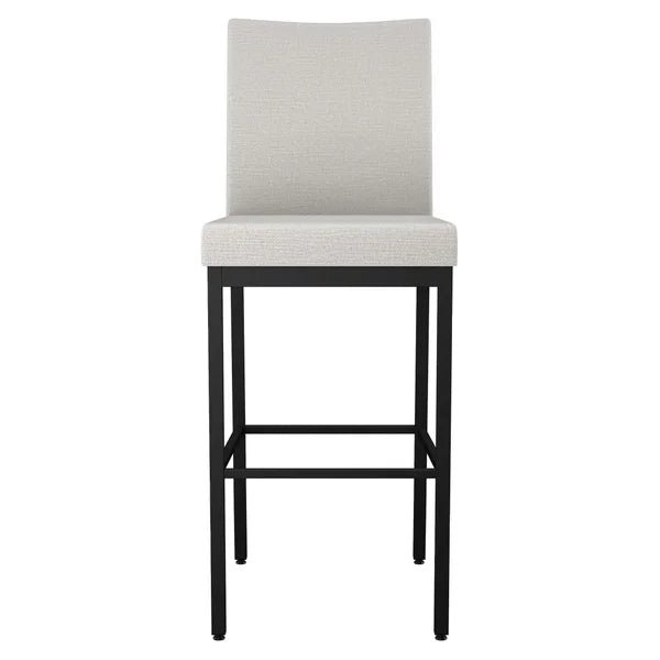 Amisco Drift Black Frame Polyester Counterstool