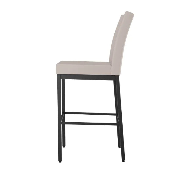 Amisco Drift Black Metal Frame Counterstool