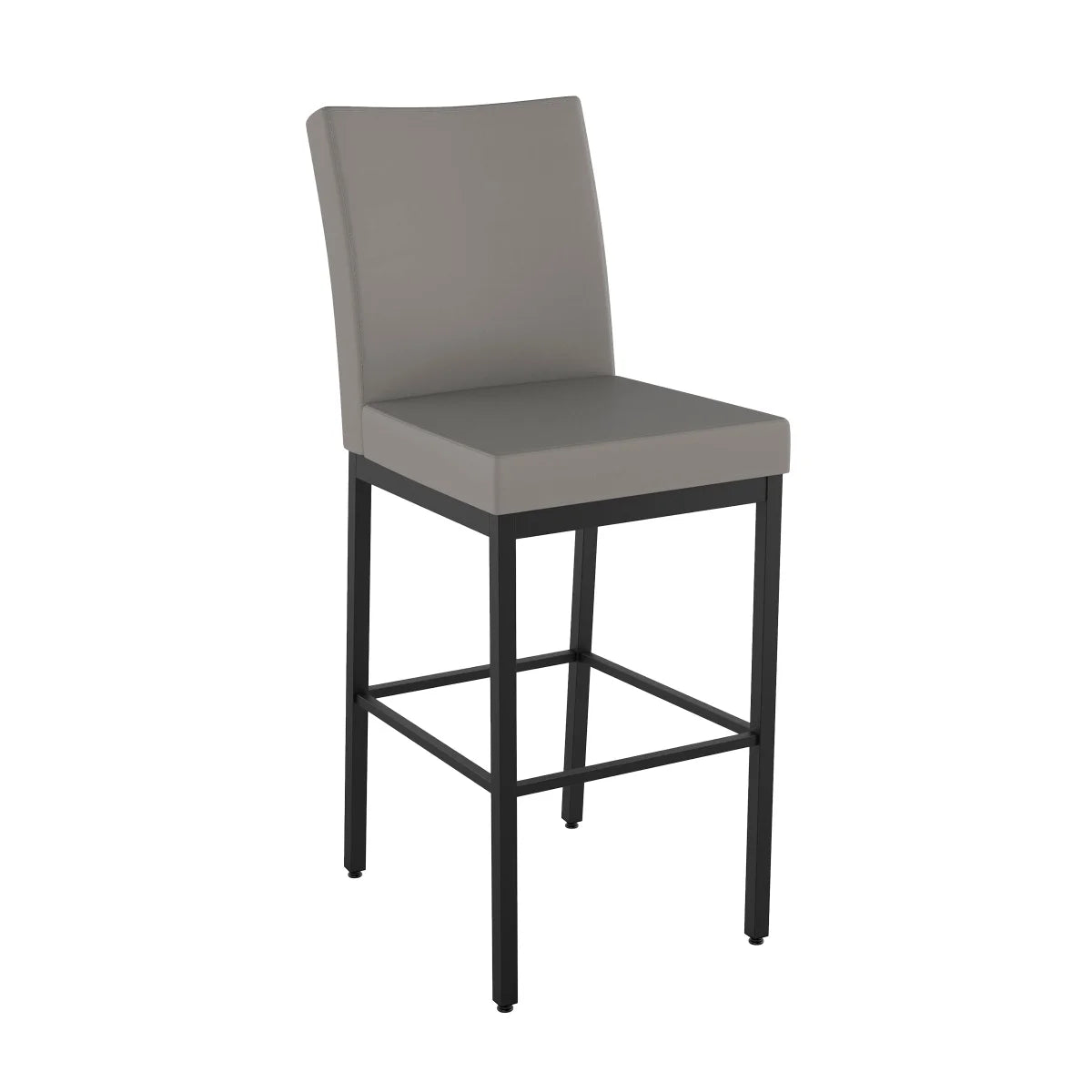 Amisco Drift Black Metal Frame Counterstool