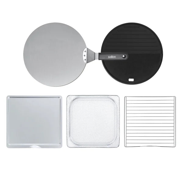 Salton Pizzadesso - Ultra High Heat Professional Pizza Oven with Bonus Pizza Peel and Cordierite Stone