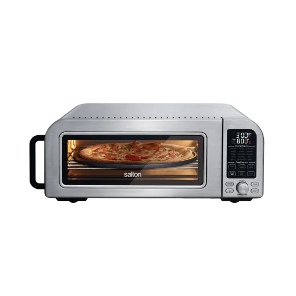 Salton Pizzadesso - Ultra High Heat Professional Pizza Oven with Bonus Pizza Peel and Cordierite Stone