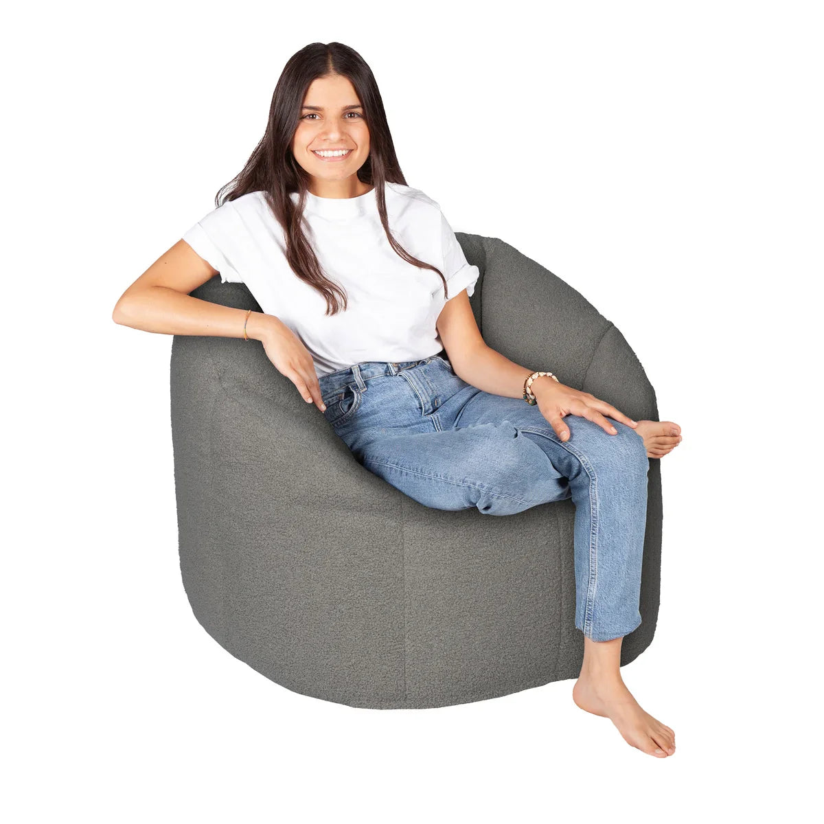 Norka Living Rod Sherpa Bean Bag Chair