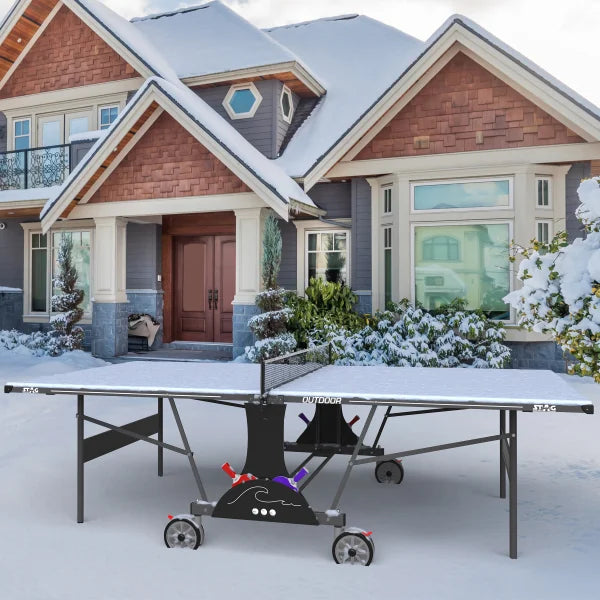 STAG Atlantic Outdoor Table Tennis Table Bundle