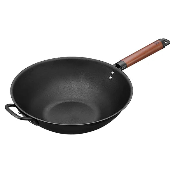 Sanho Non-stick Iron Wok, 32 cm (12.6 in.)