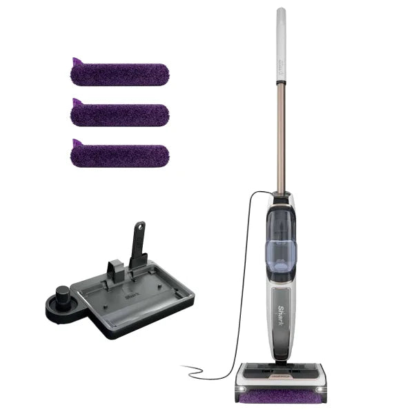 Shark Steam Pickup 3-in-1 Corded Steam Mop with 2 Extra Antimicrobial Brushrolls