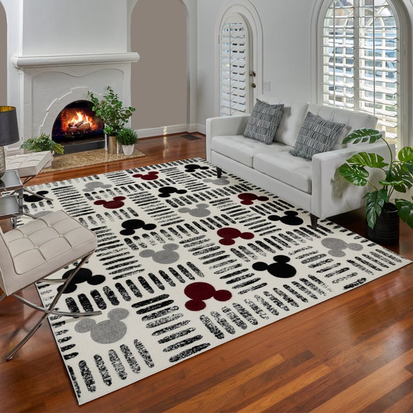 Gertmenian Disney Mickey Mouse Strokes Indoor Area Rug