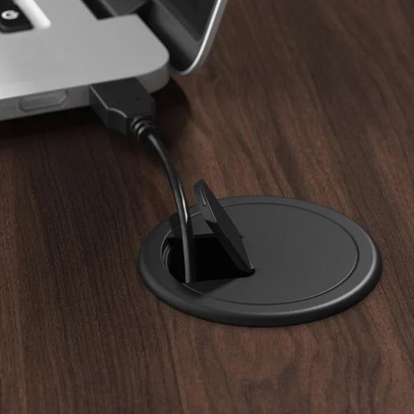 Office Pro Strive L-shaped Desk with Rolling File Cabinet