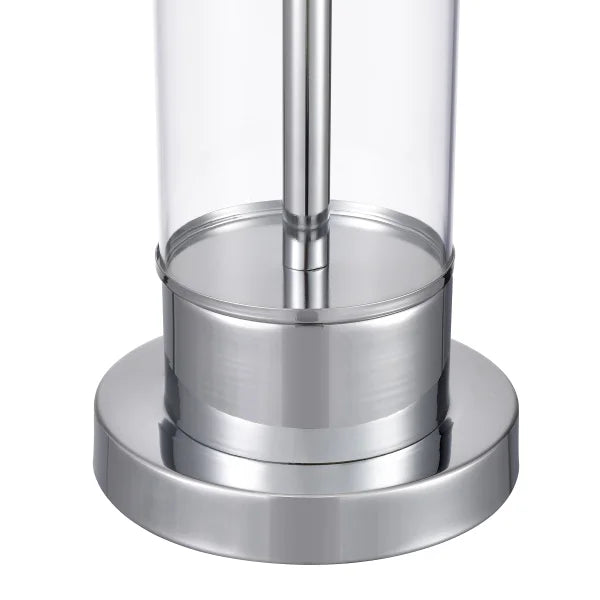 Glass Cylinder Table Lamp Set, 2-pack