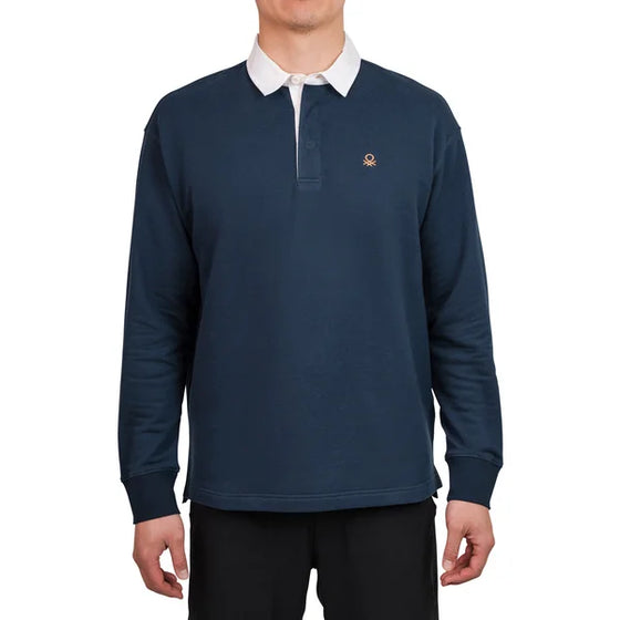 United Colors of Benetton Men's Long Sleeve Rugby Sweater