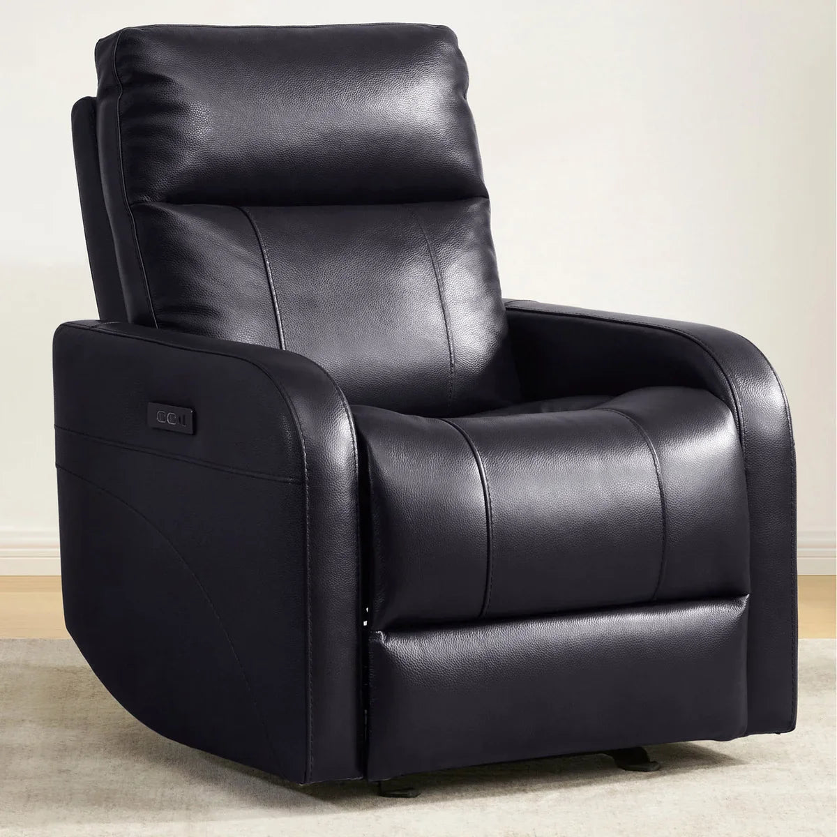 Gilman Creek – Top-grain Leather Rocker Power Recliner with Power Headrest