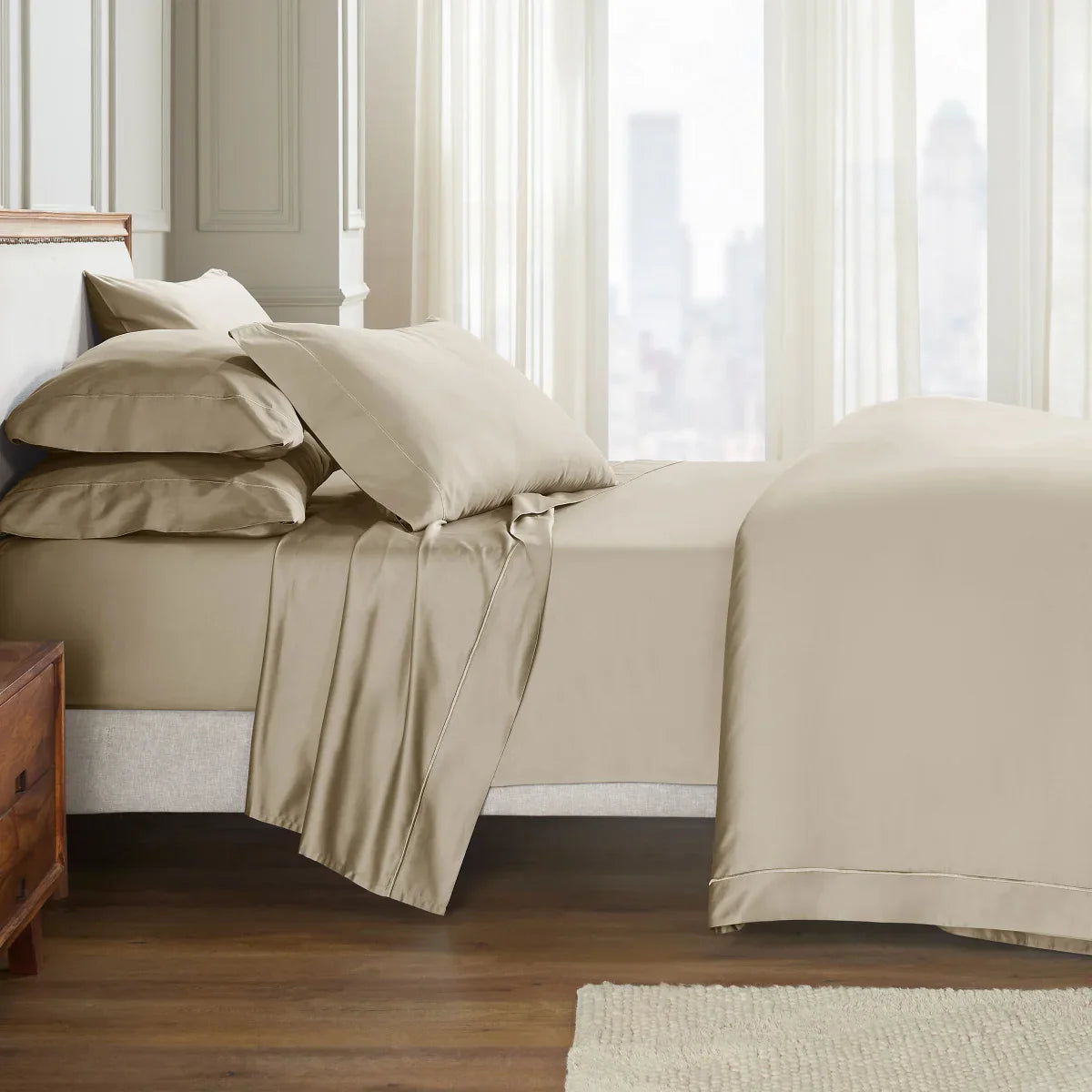 Maison Madeliene - Egyptian Cotton 800 Thread Count 6 Piece Sheet Set