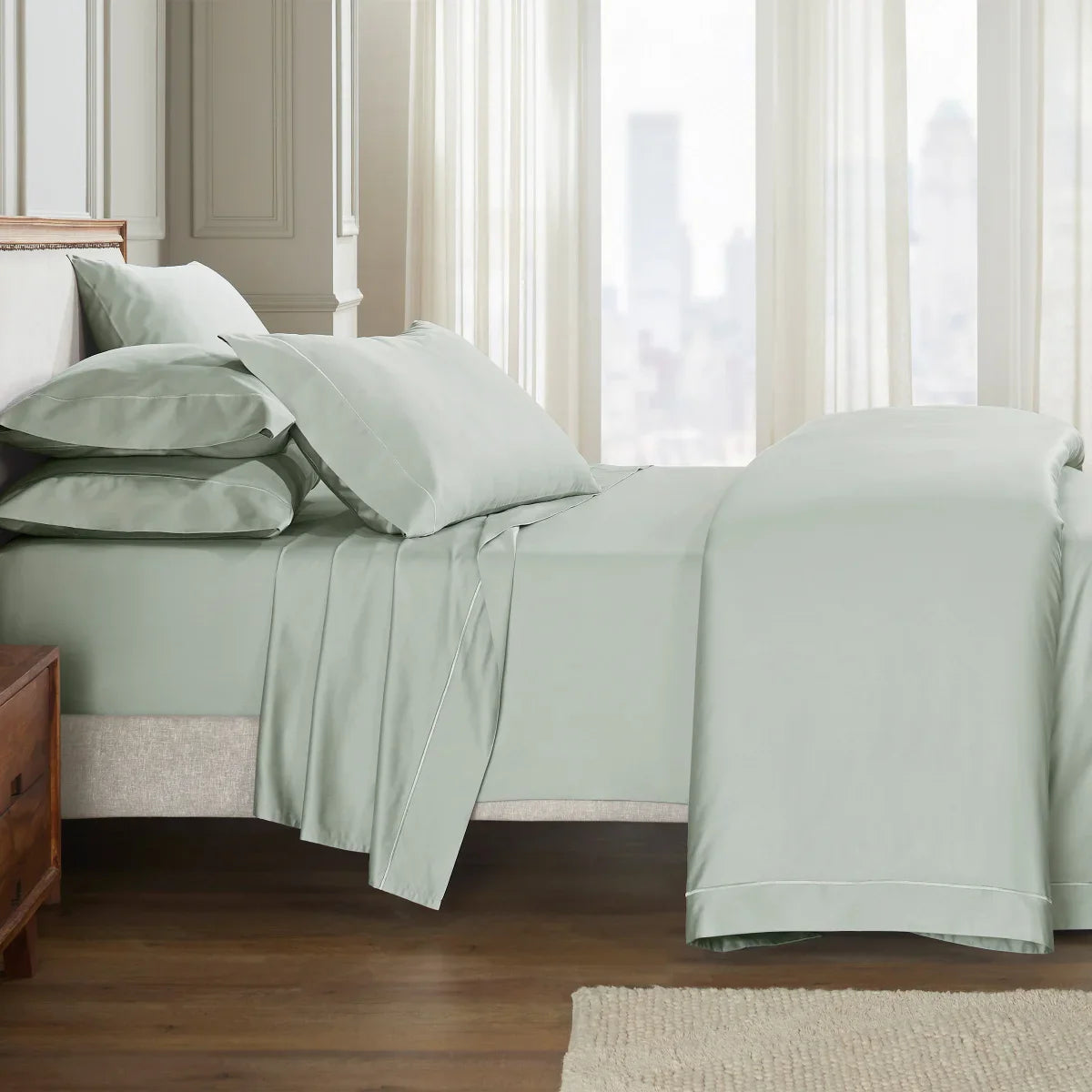 Maison Madeliene - Egyptian Cotton 800 Thread Count 6 Piece Sheet Set