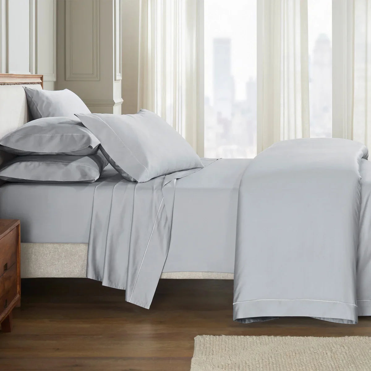 Maison Madeliene - Egyptian Cotton 800 Thread Count 6 Piece Sheet Set