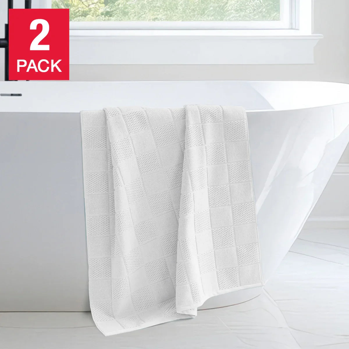 Home Inspiration Collection Bath Sheets, 2-pack