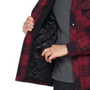 The B.C. Clothing Co. Men’s Quilted Flannel Overshirt With Hood - alternate view 10
