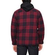The B.C. Clothing Co. Men’s Quilted Flannel Overshirt With Hood - alternate view 4