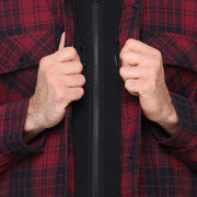 The B.C. Clothing Co. Men’s Quilted Flannel Overshirt With Hood - alternate view 7