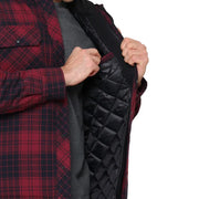 The B.C. Clothing Co. Men’s Quilted Flannel Overshirt With Hood - alternate view 9