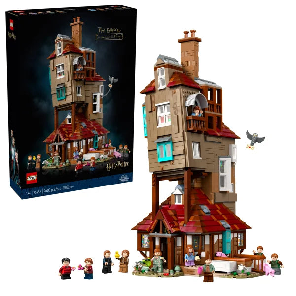 LEGO Harry Potter The Burrow – Collectors’ Edition, Weasley House Building Set with Bonus LEGO Harry Potter Hogwarts...