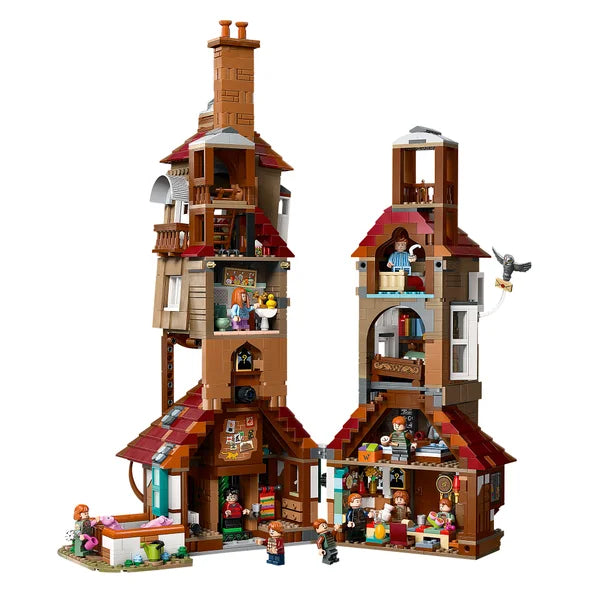 LEGO Harry Potter The Burrow – Collectors’ Edition, Weasley House Building Set with Bonus LEGO Harry Potter Hogwarts...