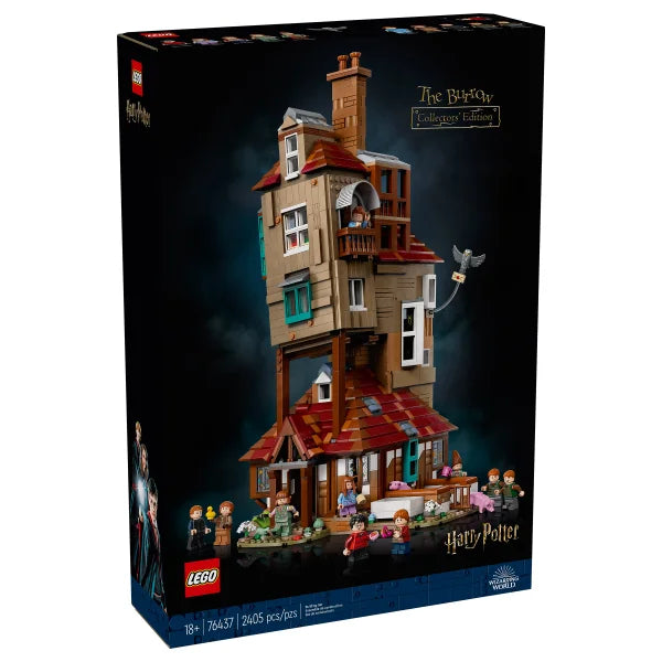 LEGO Harry Potter The Burrow – Collectors’ Edition, Weasley House Building Set with Bonus LEGO Harry Potter Hogwarts...