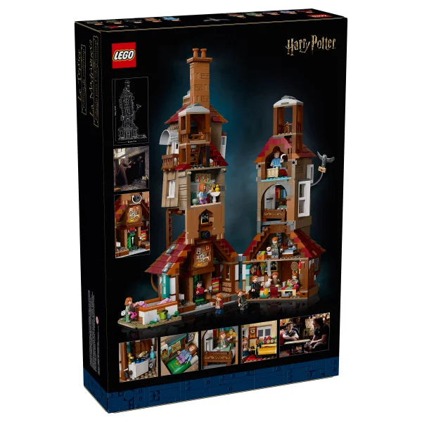 LEGO Harry Potter The Burrow – Collectors’ Edition, Weasley House Building Set with Bonus LEGO Harry Potter Hogwarts Castle: Flying Lessons