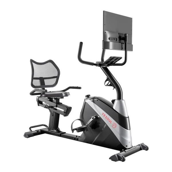 Yesoul J1 PLUS-T Recumbent Bike with 21.5 in. FHD Screen