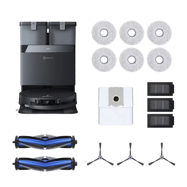 Ecovacs T50 OMNI CARE Robot Vacuum and Mop with Auto-Cleaning Station Bundle
