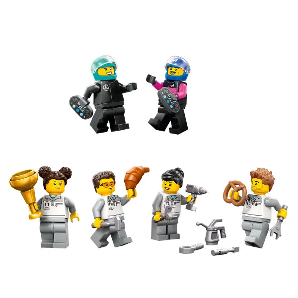 LEGO City F1 Garage & Mercedes-AMG & Alpine Cars Toy