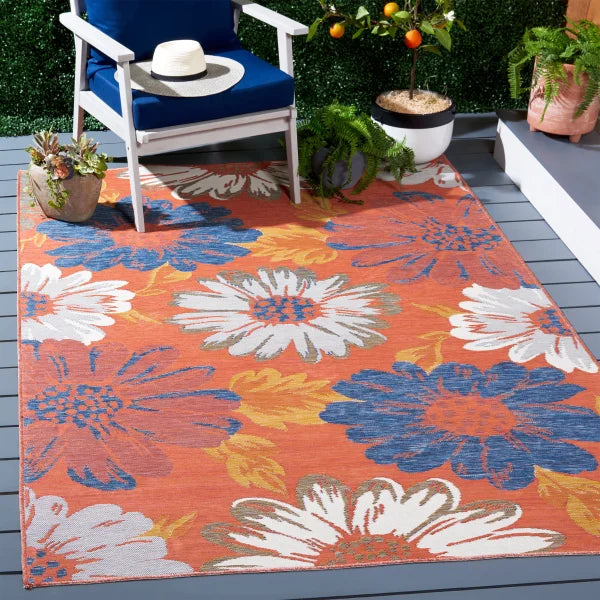 Safavieh Sunrise Collection Glow Indoor/Outdoor Reversible Area Rug