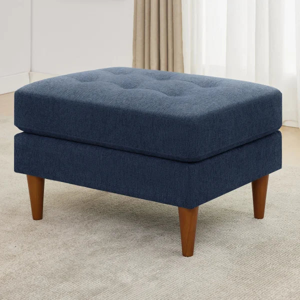 King Fabric Upholstered Ottoman