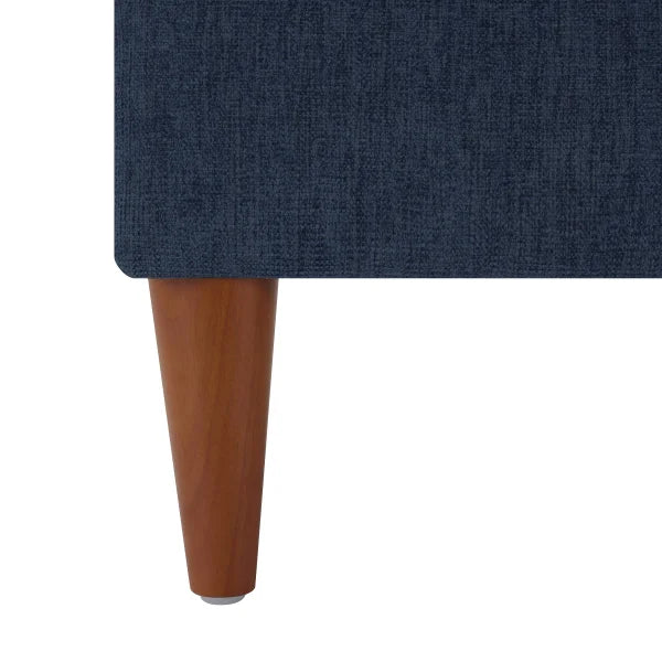 King Fabric Upholstered Ottoman